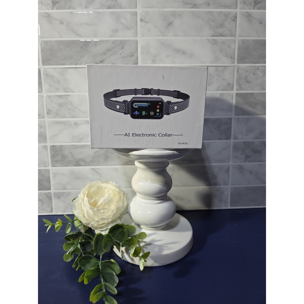 Dog AI Bark Collar, AI bark Recognition Collar for L M S Dogs, Safe Shock, F102